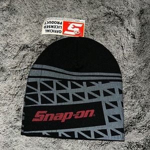 Men’s Snap On Beanie New With Tags